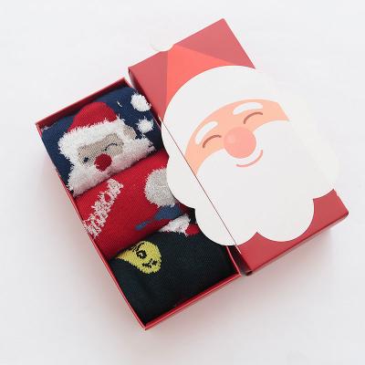 China 2021 COTTON cartoon holiday sock Christmas cotton sock leisure cute Kawaii women's festival cotton cartoon socks for sale