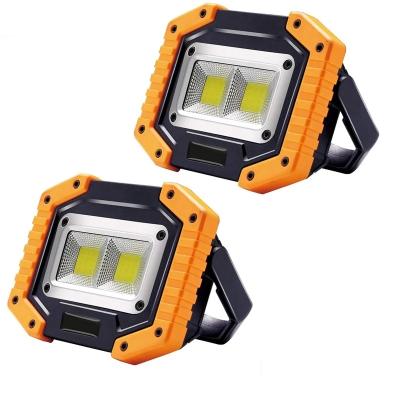 China LANDSCAPE 100W 70000lm led spotlight portable COB work light super bright led flood lights rechargeable for 18650 Lamp outdoor emergency for sale