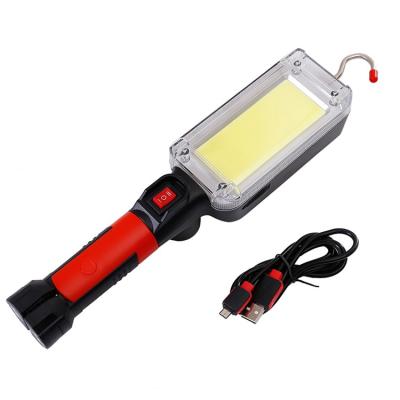 China USB COB Rechargeable 18650 Lightweight Portable Flashlight 18650 Adjustable Design Magnet 2Mode Design Waterproof Camping Lantern B236 for sale