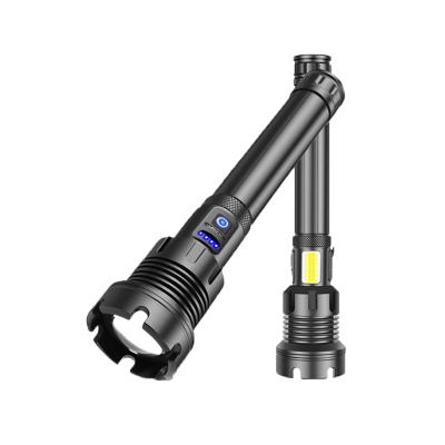 China Newest P90 Super Powerful Led Flashlight 18650 Torch USB Rechargeable Tactical Flashlight COB Camping Led Flashlight for sale