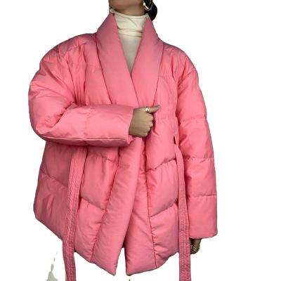 China Breathable Fashion Accessories And Women Thickened Warm Winter Coat Female Outerwear Set for sale