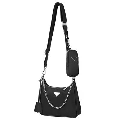 China Fashion Women Classic Black Luxury Cross Body Bag Shoulder Bags for Women for sale