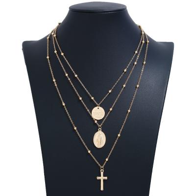 China TRENDY Women Gift Wholesale Pendants Choker Necklace Crystal Pendant Necklace for sale