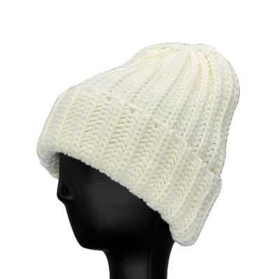 China COMMON Women Winter Autumn Fashion Minimalist Solid Beanie Hat for sale