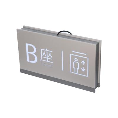 China Buildings Led Sign Box Customized Size/Shape/Color Led Light Bases For Acrylic Acrylic Sign Holder for sale