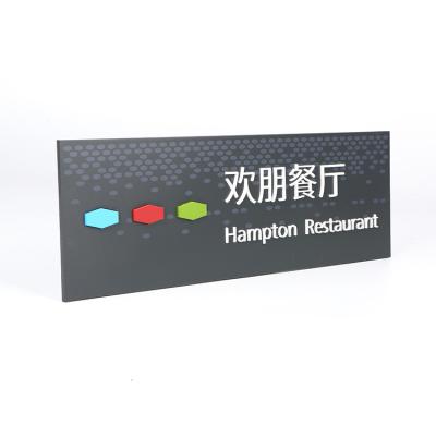 China Wide Range of Applications Custom Shop Advertising Metal Stainless Steel Signage Board For Public Places Digital Signage Board for sale