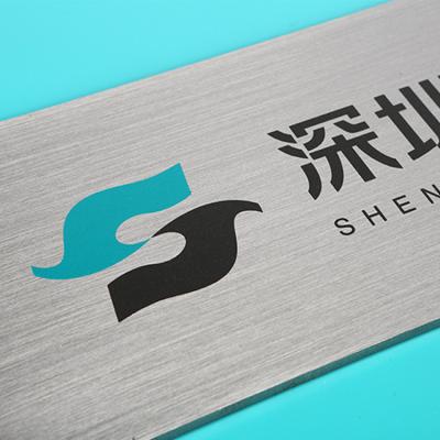 China Wide Range of Applications Low Price High Performance Custom Square Metal Stainless Steel Material Company Sign Board for sale