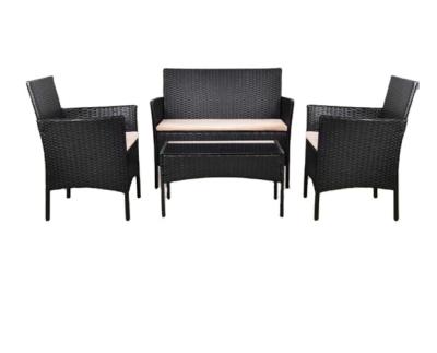 China Modern Rattan Sofa Set for Balcony Garden Deck Chair Patio Furniture Garden Furniture for sale