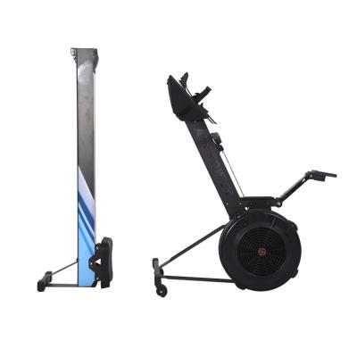 China Universal Gym Equipment Rowing Machine Seated Row Machine Air Rower Air Rowing Machine for sale