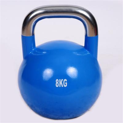 China Wholesale Top Grade Logo Color Weight Competition Steel Custom Made Commercial Use Factory Kettlebell for sale