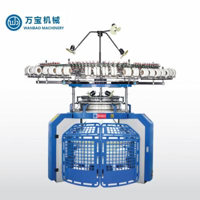 China New Three-Yarn Weft Fleece Wanbao Knitting Machine Maquina Circular Knitting Machine for sale