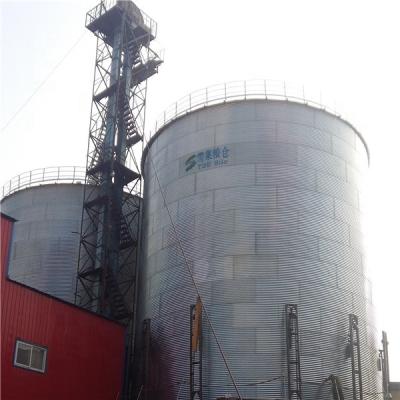 China Large Capacity Grain Flat Bottom Storage Silos Silos Galvanized Steel Assembled Silos for sale