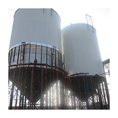 China Agriculture Industry Insulation Silo Plastic Pellets With Bottom Hopper Assembly Steel Silo for sale