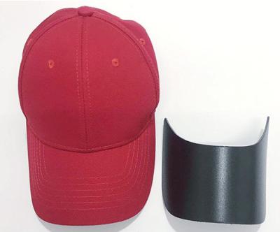 China CAP Baseball cap material custom plastic visor cap peak cheap cap accessories for sale