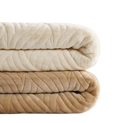 China 100% Polyester Comfortable Machine Washable Beige Color Flannel Quilted Sofa Cover Comfortable Customized for sale