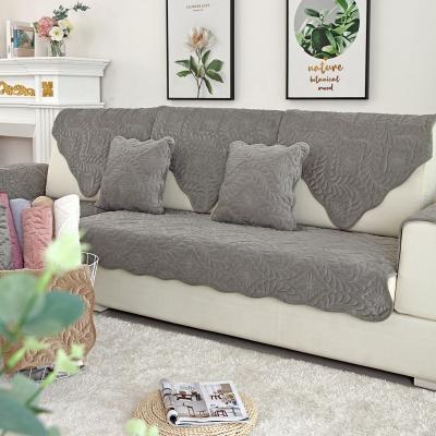 China Europe China Quality Autumn Design Wholesale Flannel Sofa Covers Elastic Stretch Sofa Cover for sale