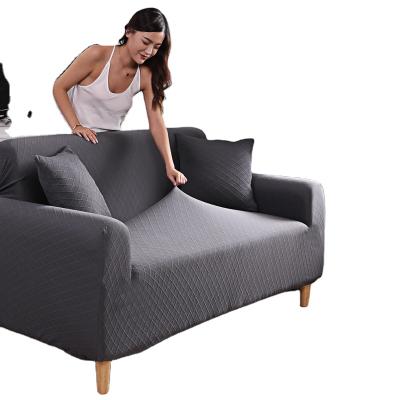 China American Style Hot Sale Sofa Cushion 2Seater Sofa Cover Polyester Stretch Slipcover for sale