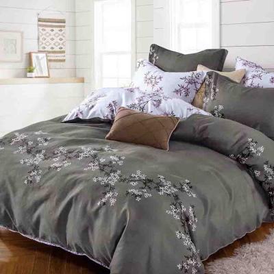 China LOW MOQ Size Anti Dust Mite Custom Color Sheet Bedding Set Luxury Duvet Cover for sale