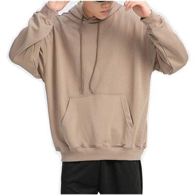 China Antibacterial looser size men's hoodies thickened men's hoodies sports leisure solid color sweater wholesale custom hoodies for sale