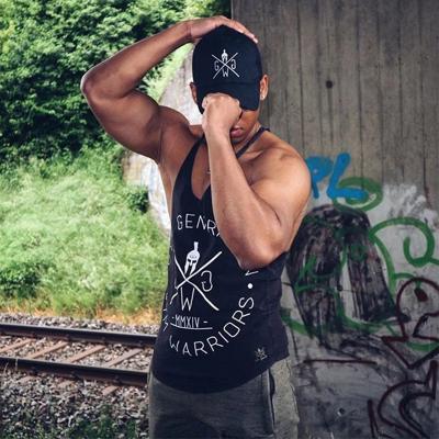 China Custom Logo Mens Summer Sleeveless Singlets Gym Anti-pilling Sports Vest Fitness Cotton Running Tank Tops for sale