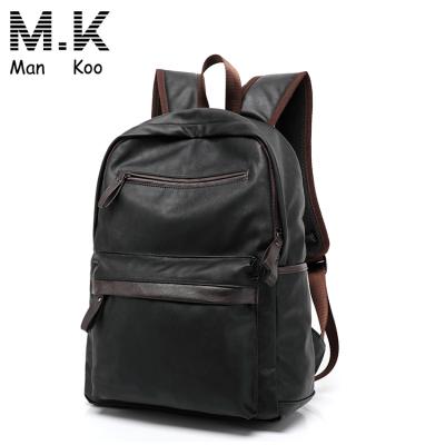 China Waterproof Mens Leather Laptop Backpack Bag for sale