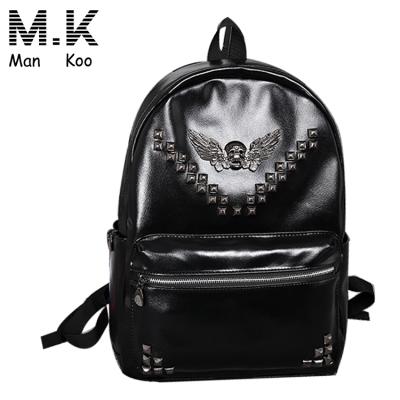 China Anti-theft PU Leather Backpack School Bag Backpack for sale