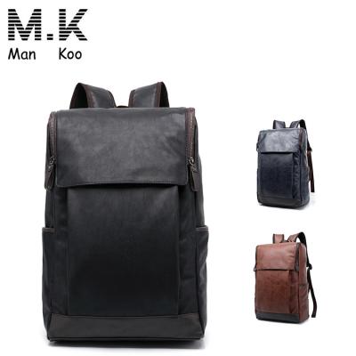 China Vintage Anti Theft Custom Mens Genuine Leather Laptop Backpack for sale