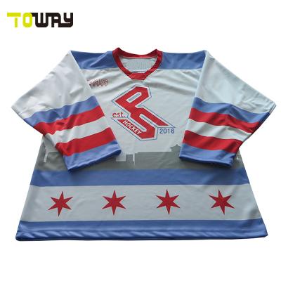 China Shirts & tops cheap sublimation ice hockey tank tops china for sale