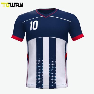 China The Simple Quick-Dry Football Team Jersey Made in China for sale