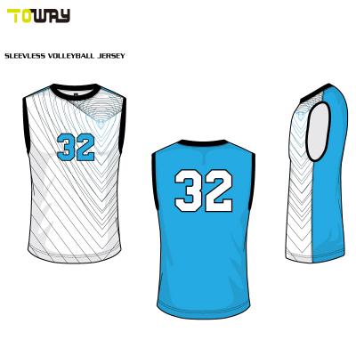 China 100% Polyester Custom Sleeveless Mens Volleyball Tank Top for sale