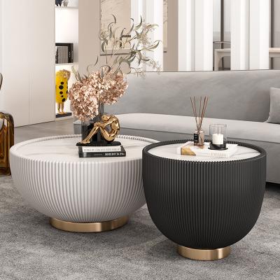 China N XINGTUO Teapoy Designs Modern Marble Top Coffee Table Set Foshan Furniture Luxury Coffee Tables for sale