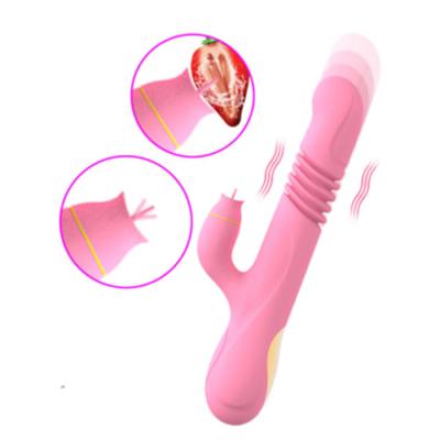 China Tongue Licking Telescopic Heating Vibrator For Female Telescopic Tongue Licking Heating Xnnx Selling Anal Vibrator for sale