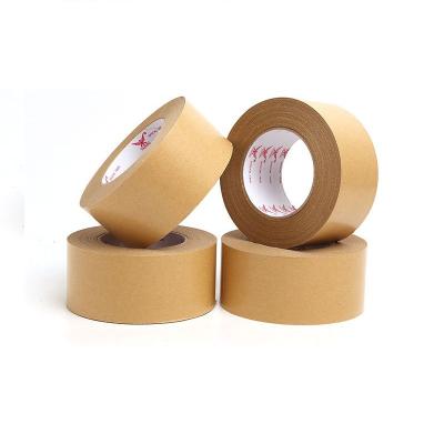 China Waterproof High Quality Hot Sale Brown Glued Paperboard Sealing Kraft Paper Kraft Tape for sale