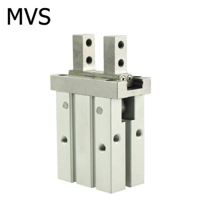 中国 Building Material Stores MVS Durable Fine Finger Pneumatic Cylinder A Variety Of Specifications Pneumatic Parallel Clamping Cylinder 販売のため