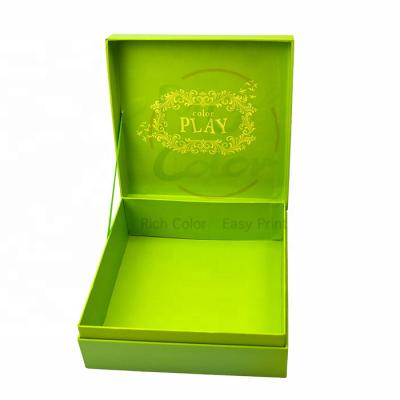 China Handmade Premium Luxury Easy Carry Cardboard Gift Clamshell Box Printing for sale