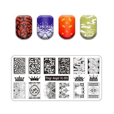 China DIY Nail Stamping Flower Leaf Nail Stamping Plate Rabbit Skull Nail Art Image Stainless Steel Template Printing Stencil Jar Candy Butterfly for sale