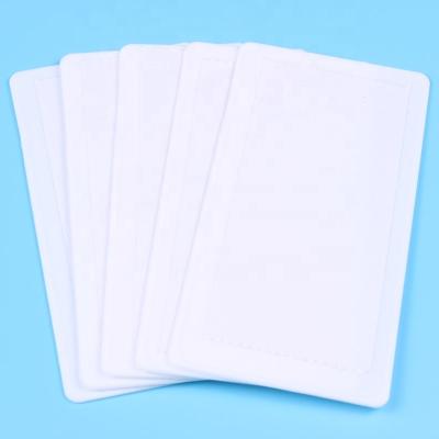 China Professional White Plastic Nail Art Soft DIY Nail Art Template Backing 12*6cm Stamping Plate Holder for sale