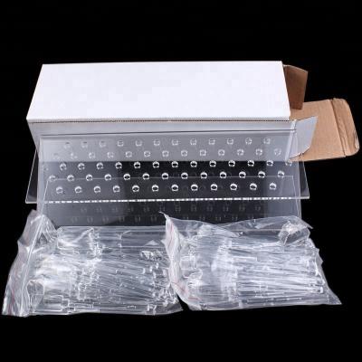 China Easy Apply Pop Rack Pracite 64 Pcs Clear Acrylic Design Wholesale Nail Tips Display for sale