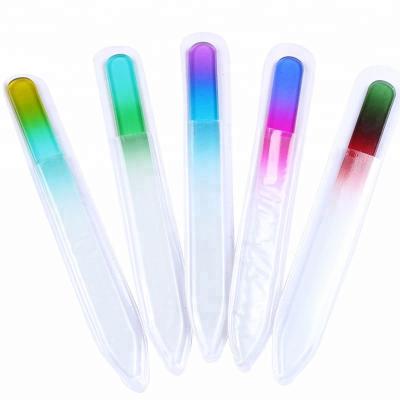 China Long Lasting Long Lasting Crystal Glass Double Work Side Double Sides Manicure Nail Tools Nail File for sale