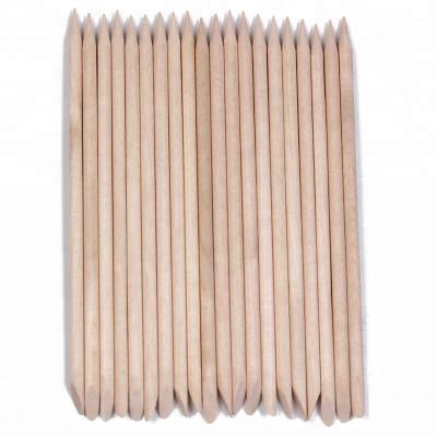 China Wholesale 100 Pieces/Pack Wooden Professional Nail Art Pedicure Manicure Tool Teak Stick Dotting Pen for sale