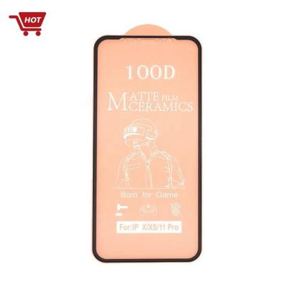 China 100D Anti Broken Matte Ceramic Mobile Phone Screen Protector Film 100D Protective Films For iPhone for sale