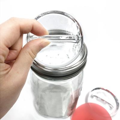 China Viable Glass Fermentation Weights With Handle Food Fermentation Kit For Wide Mouth Mason Jar for sale