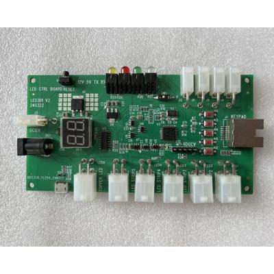 China Green Gaming Led Lights Custom Controller Pcb Board High Performance for sale