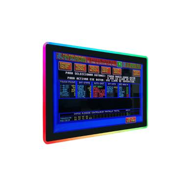 China Industrial Grade Side Edge LED Bezel Gaming Projected Capacitive Touchscreen 23.8'' for sale