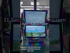 Gaming PCAP Touch Screen Side Edge LED Bezel for Interactive Kiosks and Game Machines