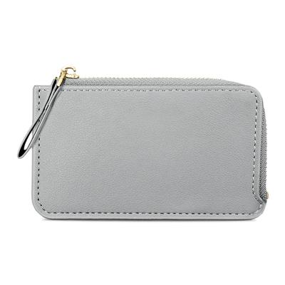 China High Quality RFID Wallet Case Coins Cash Purse Zipper Around Men's Zipper Wallet for sale