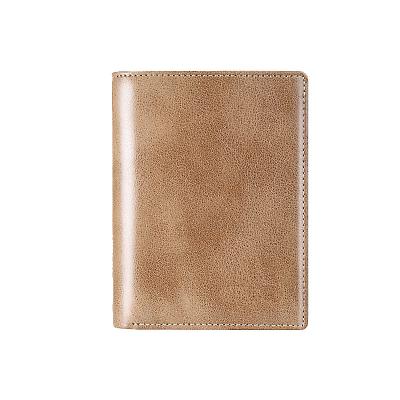 China Men's Purely Handmade Custom Color RFID Card Case Durable Card Holder Wallet for sale