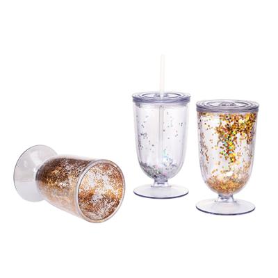 China Sustainable Professional Wine Maker Plastic Tumbler Cup With Straw for sale