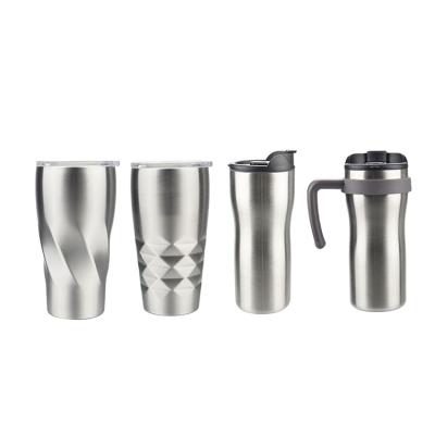 China Promotional Custom Long Time Viable Keep Or Cold Double Wall Stainless Steel Hot Vacuum Insulated Cafe Wholesale Tumbler for sale