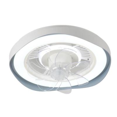 China Modern Modern remote control led round ceiling fan with led light for living room for sale